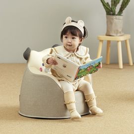[Lieto Baby] COCO LIETO Poyu Character Baby Sofa for 1 Person, Terry_Correct Posture, Toddler Sofa, Stone Gift, Water Resistance_Made in Korea